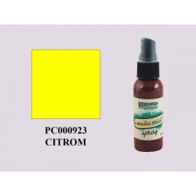 Média permetfesték spray, citrom 50ml