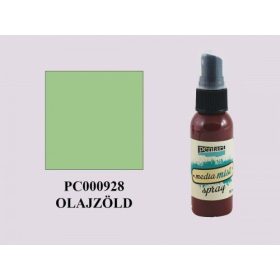 Média permetfesték spray, olajzöld 50ml