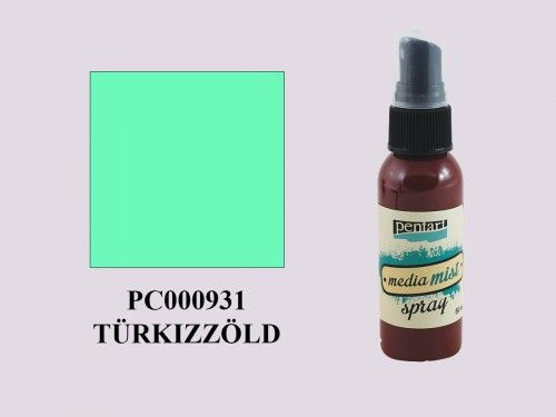 Média permetfesték spray, türkizzöld 50ml