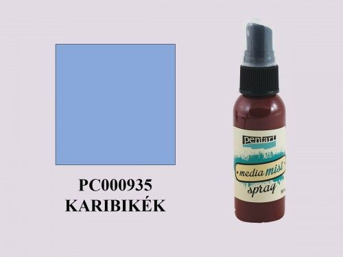 Média permetfesték spray, karib kék 50ml