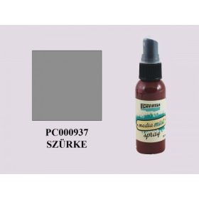 Média permetfesték spray, szürke 50ml