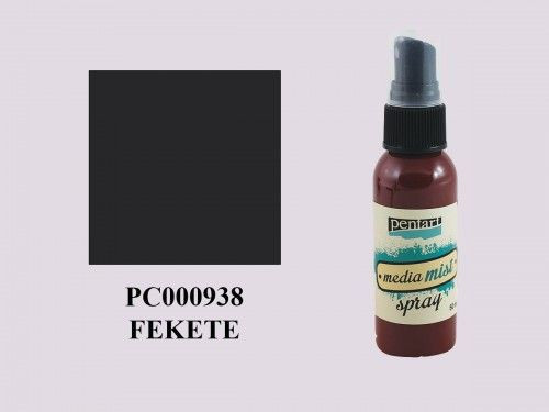 Média permetfesték spray, fekete 50ml