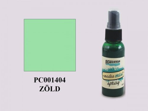 Média permetfesték spray, GYÖNGYHÁZ zöld 50ml