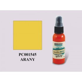 Média permetfesték spray, METÁL arany 50ml