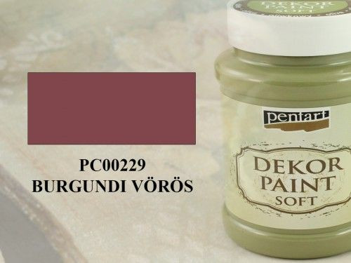 Dekorfesték 500ml - Burgundi vörös