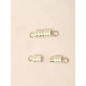 Csavaros kapocs 3db/cs ezüst