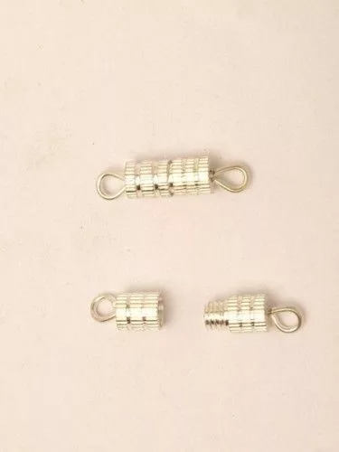 Csavaros kapocs 3db/cs ezüst