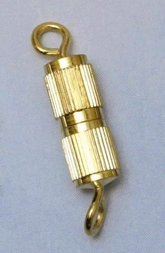 Csavaros kapocs 3db/cs arany