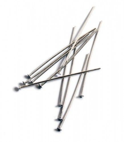 Szerelőpálca szöges, ródiumos, 4 cm