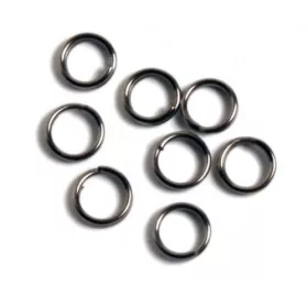 Dupla karika, fekete, 5mm