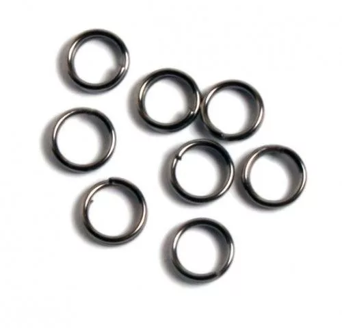 Dupla karika, fekete, 5mm