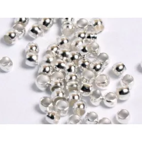Stopper, 2mm, 30db/cs ezüstözött