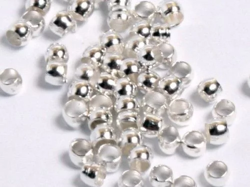 Stopper, 2mm, 30db/cs ezüstözött