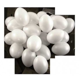 Műanyag tojás 8cm fehér