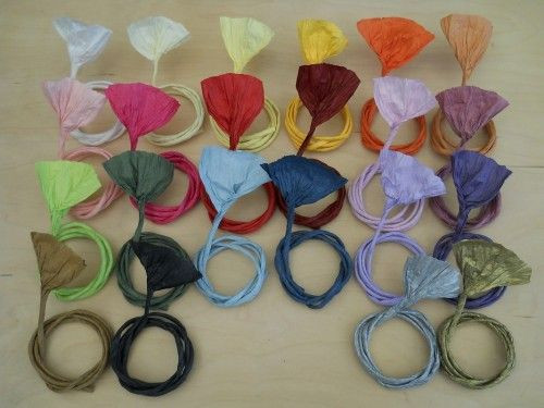 Sodrott papírzsinór 5 mm Ciklámen