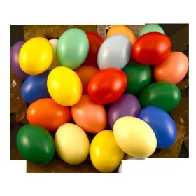 Műanyag tojás 6cm sárga