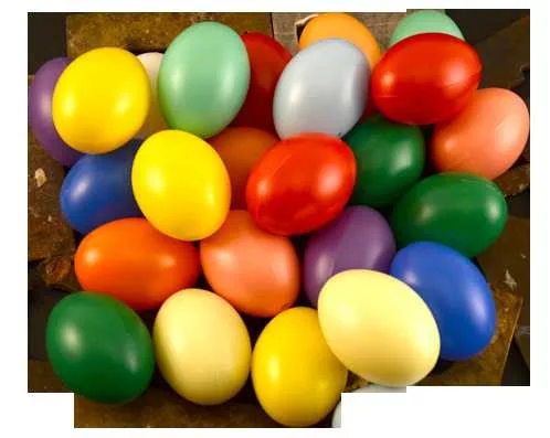 Műanyag tojás 6cm sárga