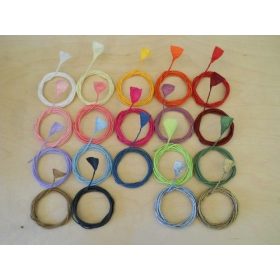 Papírzsinór 2 mm piros