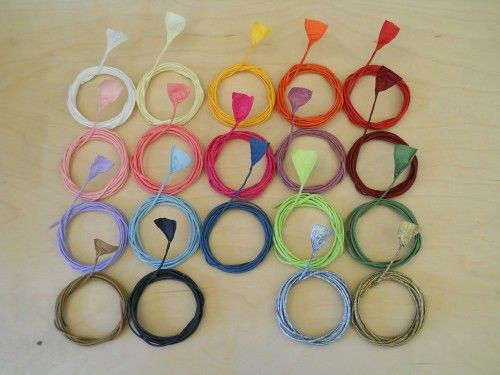 Papírzsinór 2 mm ezüst