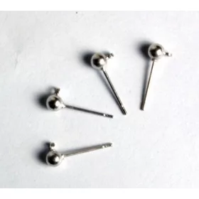 Fülbevaló stift, golyós, akasztós