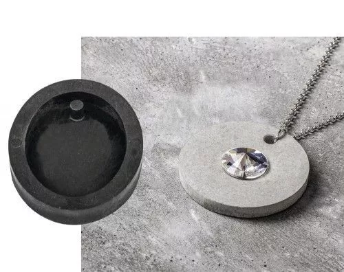 Öntőforma, medál KEREK