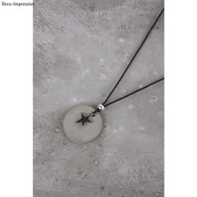Ékszerbeton nyaklánc egyscs.-KEREK