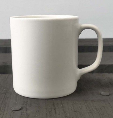 Fehér porcelán bögre 2dl, egyenes falú, kávés