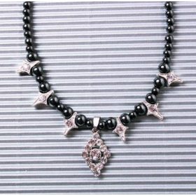 Strasszos fémöntvény szem 1cm kristály, 4db/cs