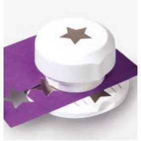 Karácsonyi mintalyukasztó - csillag, kicsi