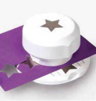 Karácsonyi mintalyukasztó - csillag, kicsi