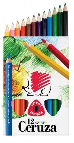 ICO SÜNI SZÍNES CERUZA készlet háromszögletű