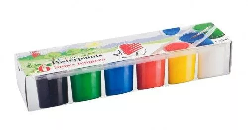 ICO SÜNI tempera, tégelyes 6x25 ml/tégely