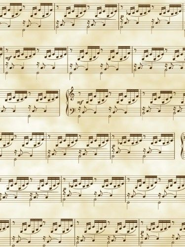 Mintás pauszok - Kotta mintás, antik barma