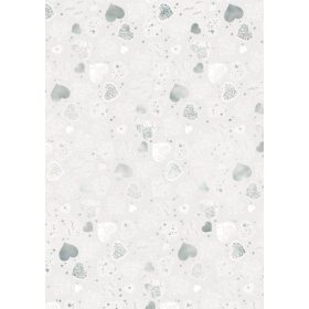 Mintás pauszok - Szívmintás, nagy