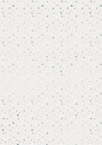 Mintás pauszok - Szívmintás, kicsi