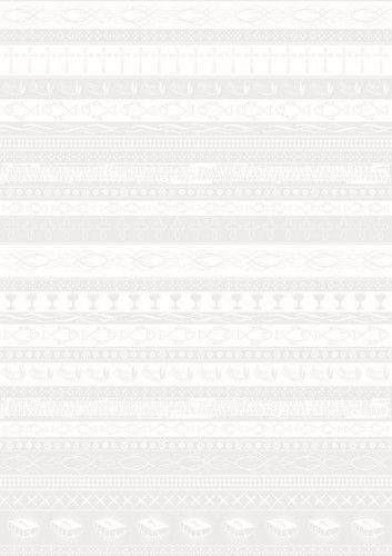 Mintás pauszok - Bordűr, fehér