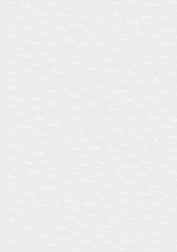 Mintás pauszok - Menü, fehér