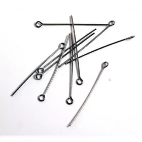 Szerelőpálca hurkos, fekete, 4 cm