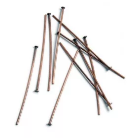 Szerelőpálca szöges, antik vörösréz, 4 cm