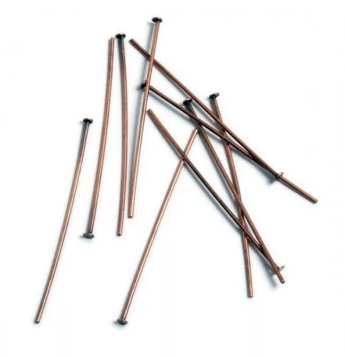 Szerelőpálca szöges, antik vörösréz, 4 cm