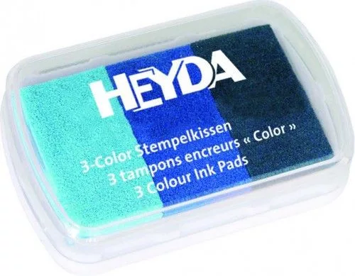 Bélyegzőpárna készlet, Kékek