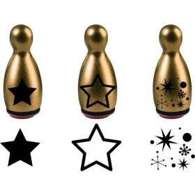 Hangulat bélyegző, 1,2cm, 3db/cs - 50