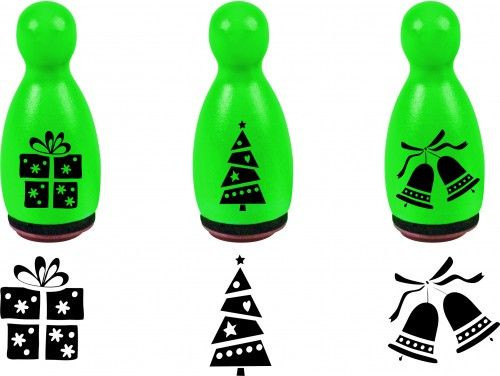 Hangulat bélyegző, 1,2cm, 3db/cs - 51