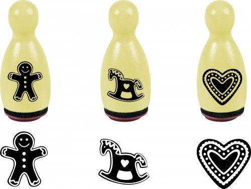 Hangulat bélyegző, 1,2cm, 3db/cs - 52