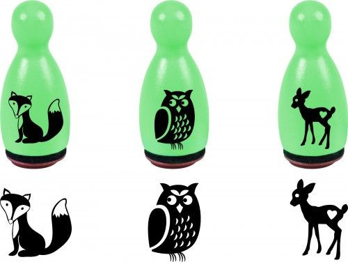 Hangulat bélyegző, 1,2cm, 3db/cs - 54