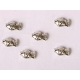 Fémgyöngy 6db/cs, halacska, pici