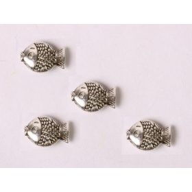 Fémgyöngy 4db/cs, halacska