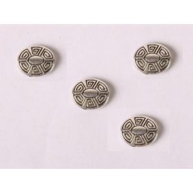 Fémgyöngy 4db/cs, teknősmintás