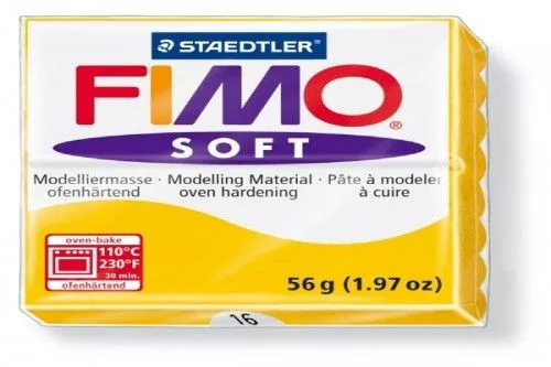 FIMO Soft süthető gyurma - Citromsárga