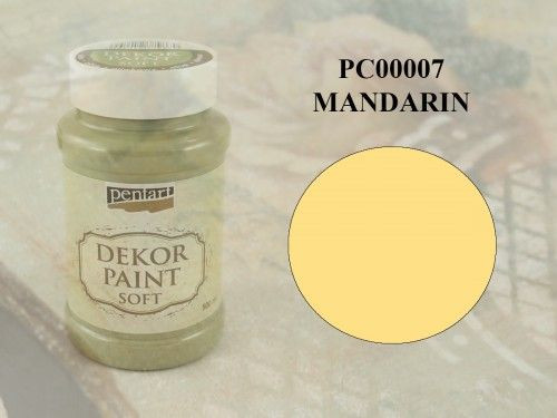 Dekorfesték, lágy, mandarin 100ml